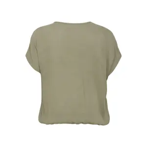 Women's short-sleeved blouse KAFFE Curve Ami Stanley image-4