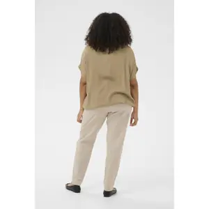 Women's short-sleeved blouse KAFFE Curve Ami Stanley image-5