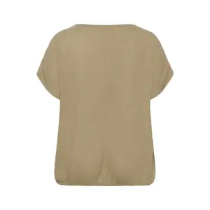 Women's short-sleeved blouse KAFFE Curve Ami Stanley image-4