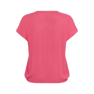 Women's short-sleeved blouse KAFFE Curve Ami Stanley image-3