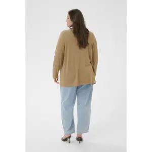 Women's cardigan KAFFE Curve Farsia image-5