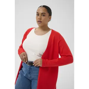 Women's cardigan KAFFE Curve Farsia image-5