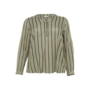 Long sleeve blouse for women KAFFE Curve Sida image-1