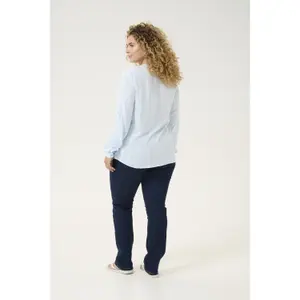 Long sleeve blouse for women KAFFE Curve Sida image-5