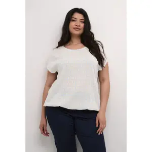 Blusa feminina KAFFE Curve Lokana image-1