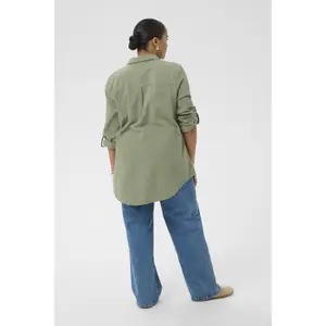 Camisa túnica de mangas longas para mulher KAFFE Curve Nana image-4