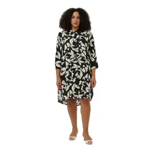 Women's shirt dress KAFFE Curve Hilda image-1