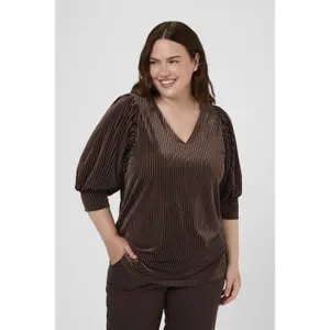 Women's blouse KAFFE Curve Cacanna image-1