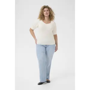 Women's T-shirt KAFFE Curve Sissy image-3