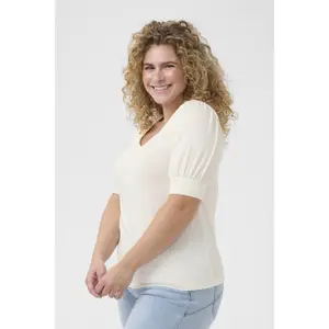 Women's T-shirt KAFFE Curve Sissy image-5