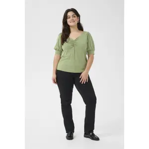 Women's T-shirt KAFFE Curve Sissy image-1