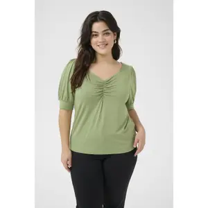 Women's T-shirt KAFFE Curve Sissy image-3