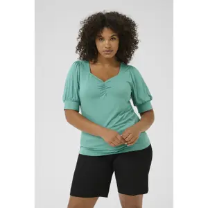 Women's T-shirt KAFFE Curve Sissy image-3