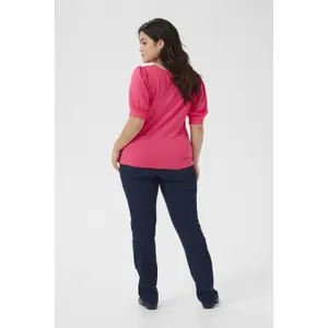 Women's T-shirt KAFFE Curve Sissy image-2