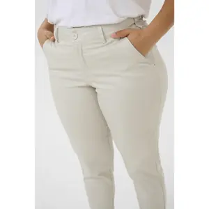 Women's 7/8 chino Trousers KAFFE Curve KCLeana image-2