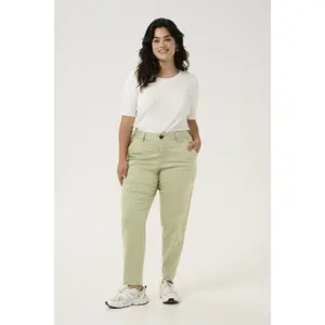 Chinohose Damen KAFFE Curve Leana image-3