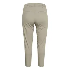 Women's 7/8 chino Trousers KAFFE Curve KCLeana image-1