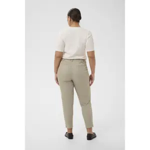 Women's 7/8 chino Trousers KAFFE Curve KCLeana image-4
