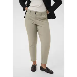 Women's 7/8 chino Trousers KAFFE Curve KCLeana image-5