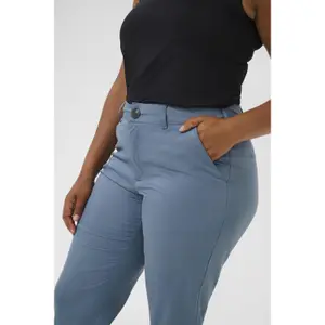 Chinohose Damen KAFFE Curve Leana image-2