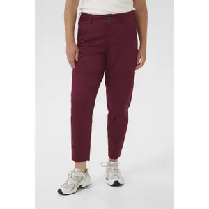 Women's 7/8 chino Trousers KAFFE Curve KCLeana image-3