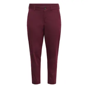 Women's 7/8 chino Trousers KAFFE Curve KCLeana image-4