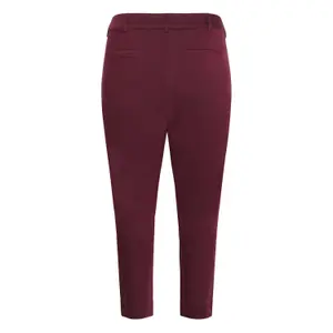 Women's 7/8 chino Trousers KAFFE Curve KCLeana image-5