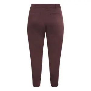 Women's 7/8 chino Trousers KAFFE Curve KCLeana image-1