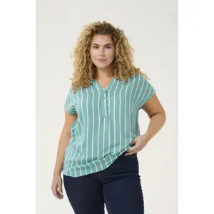 Blusa de mujer KAFFE Curve Sida Wing image-1