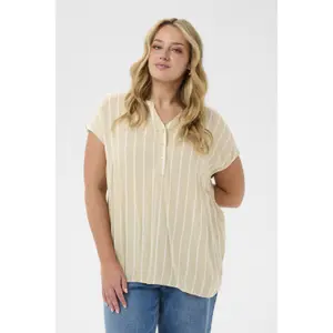 Blusa sin mangas para mujer KAFFE Curve Sida Wing image-3