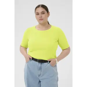 Women's T-shirt KAFFE Curve Carina image-1