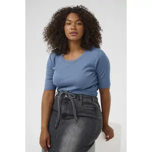 Women's T-shirt KAFFE Curve Carina image-2