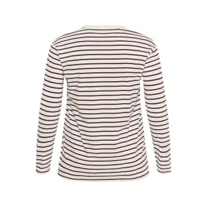 T-shirt de manga comprida feminina KAFFE Curve Winni image-1