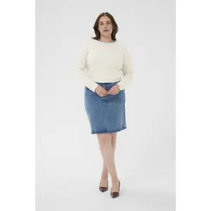 Camiseta de manga larga para mujer KAFFE Curve KCWinni image-2