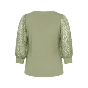 Women's T-shirt KAFFE Curve Bella image-5