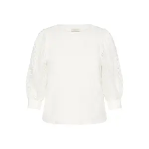 Women's T-shirt KAFFE Curve Bella image-4