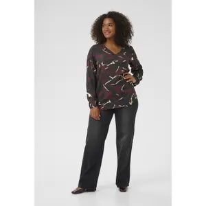 Blouse manhes longues femme KAFFE Curve Ami image-2