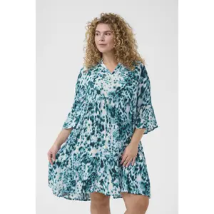 Women's printed dress KAFFE Curve KCAmi image-2