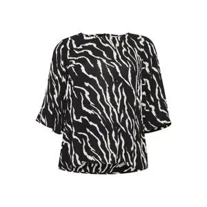 Women's 3/4 blouse KAFFE Curve Ami image-0