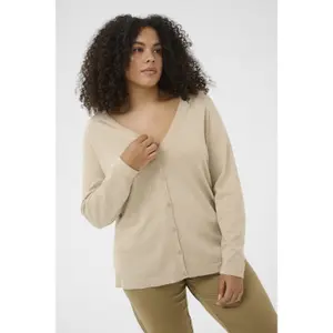 Damen Knopfcardigan KAFFE Curve KCFarsia image-3