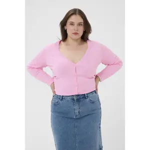 Strickjacke, Damen KAFFE Curve Farsia image-3