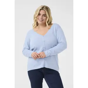 Damen Knopfcardigan KAFFE Curve KCFarsia image-2