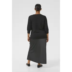 Camisola de manga 3/4 para mulher KAFFE Curve Loni image-4