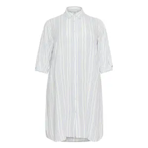 Vestido de camisa de mulher KAFFE Curve Mille image-6