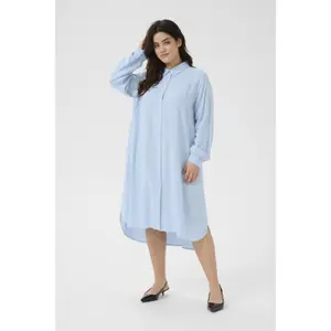 Vestido de camisa de mulher KAFFE Curve Mille image-2