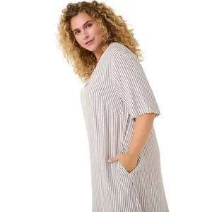 Vestuário feminino KAFFE Curve KCMille Kaftan image-5