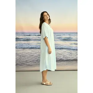 Vestuário feminino KAFFE Curve KCMille Kaftan image-6