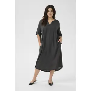 Vestuário feminino KAFFE Curve KCMille Kaftan image-1