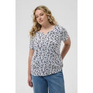 Γυναικείο T-shirt KAFFE Curve Mella image-1