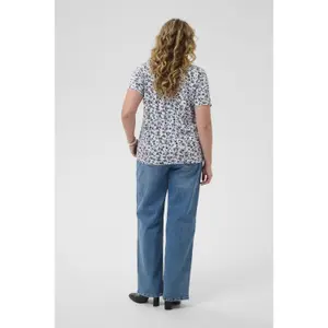 Γυναικείο T-shirt KAFFE Curve Mella image-4